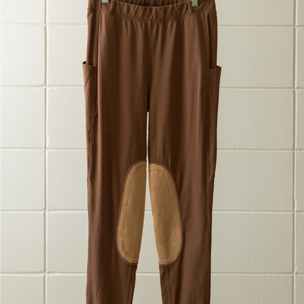 Baleaf Brown Equestrian Horse Riding Leggings